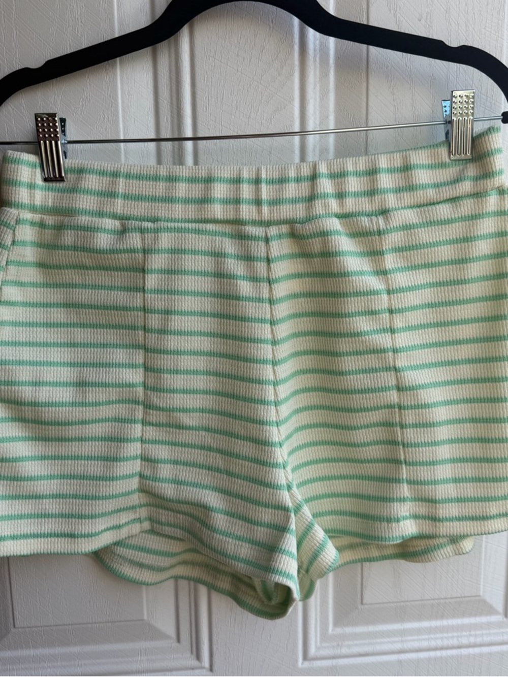 Preppy Y2K Missguided Striped High Waist Size L LIKE NEW Boho Shorts